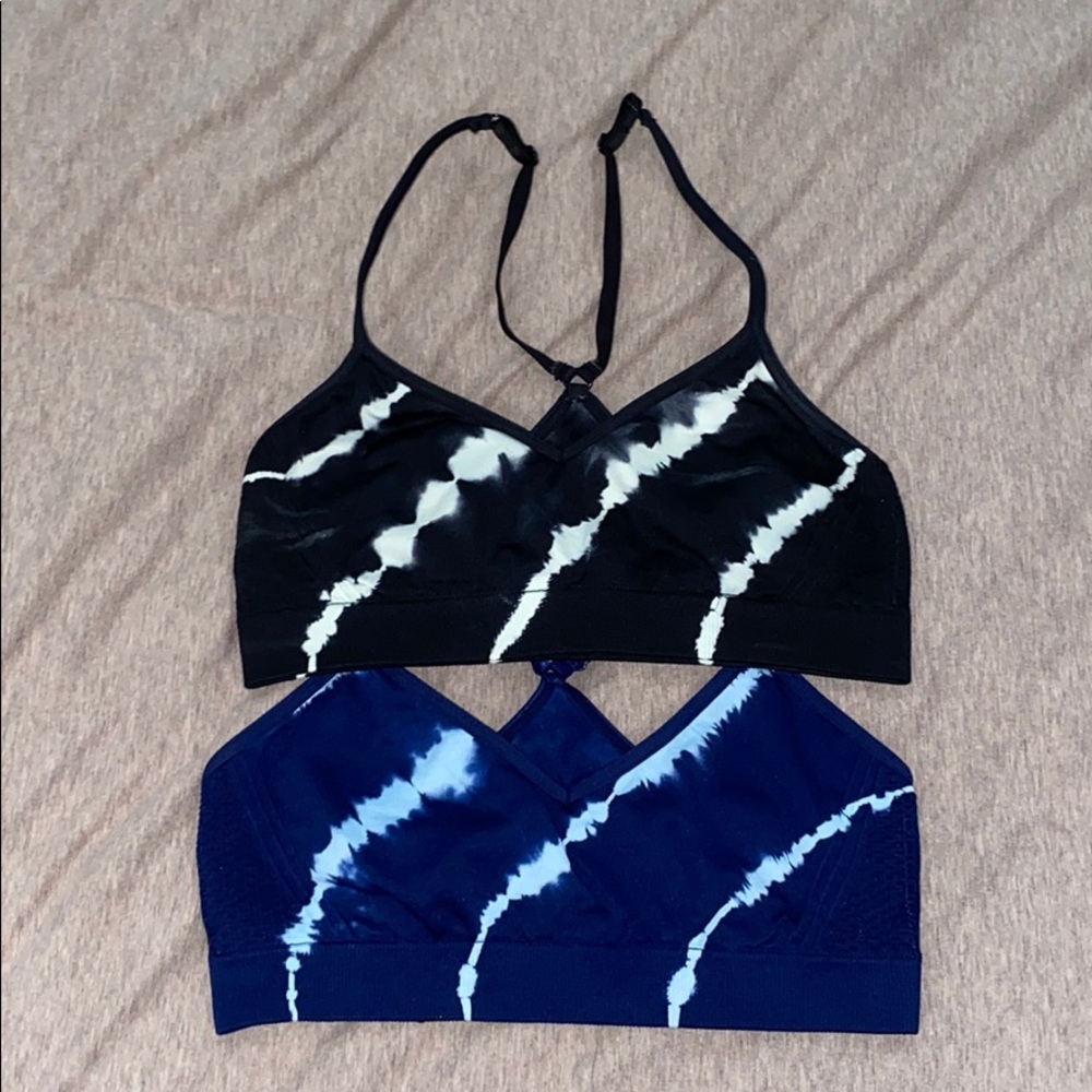 Victoria’s Secret PINK tie dye lounge bras SMALL